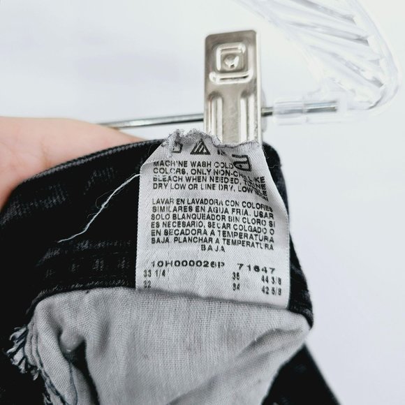 Riders by Lee Classic Fit Straight Leg Jeans 12 L Long Black Faded Cotton Denim - Picture 7 of 10